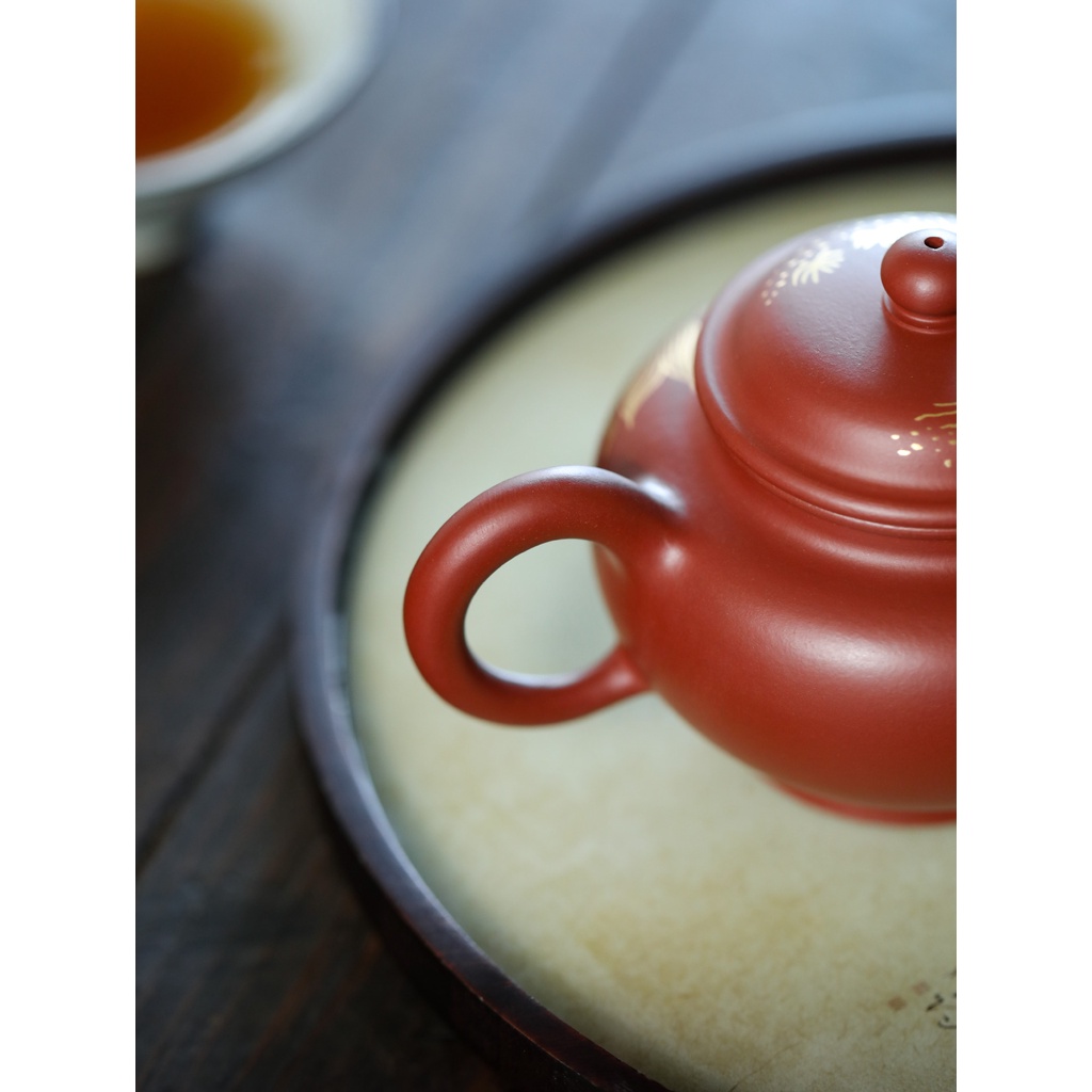 Ấm Tử Sa Nghi Hưng Phan Hồ Miêu Kim 200 ml (Đại Hồng Bào)