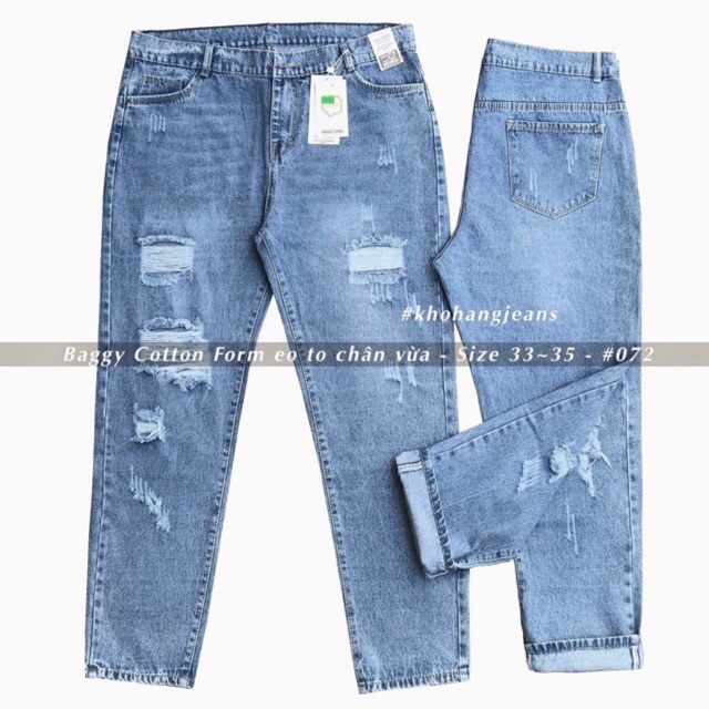Baggy Cotton From Size Đại rách 072