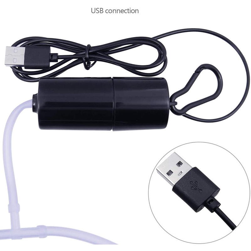 Mới Máy Bơm Oxy Cho Bể Cá Cổng USB 5v 1W