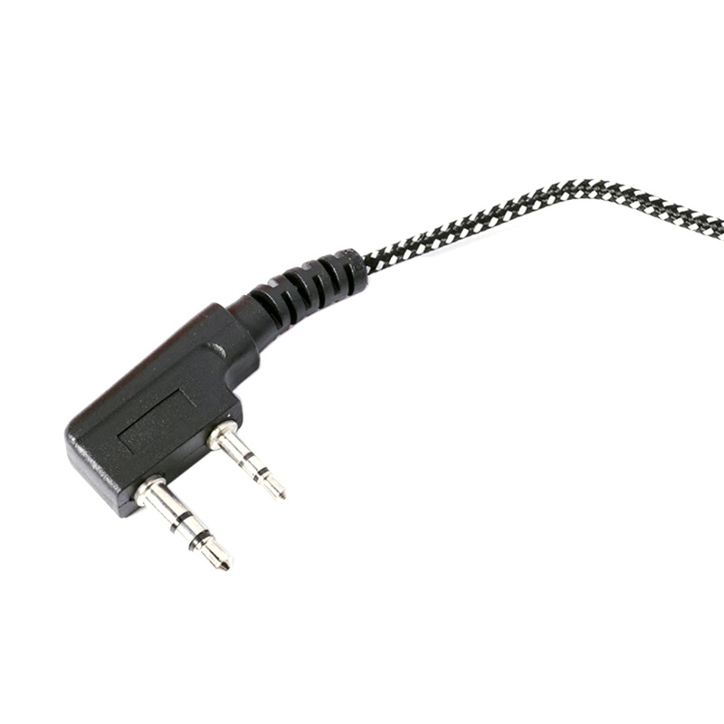 Tai Nghe 2 pin Kèm Micro UV5R Hình Hoa Nhỏ Gọn Cho Bộ Đàm An Ninh