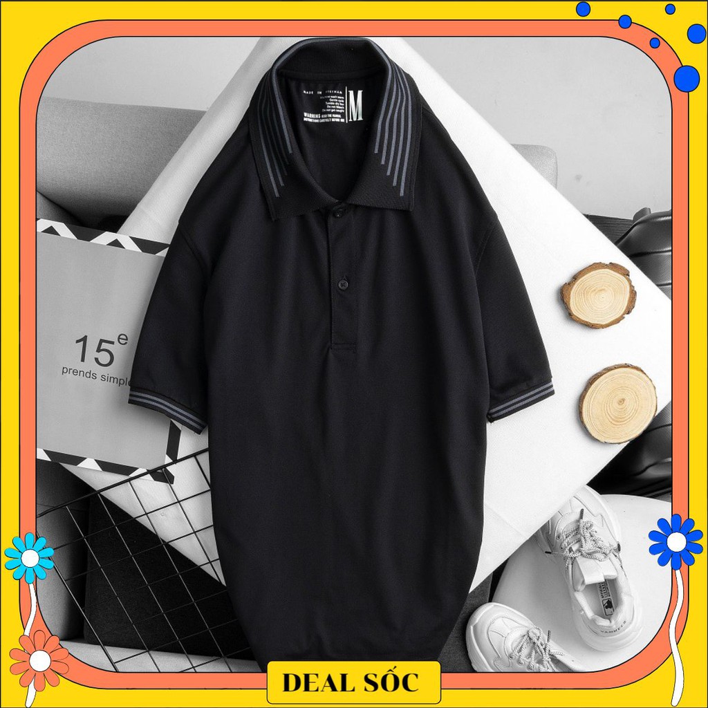 Áo Thun Nam Tay Ngắn | Áo Phông Nam Tay Lỡ Cổ Đứng Thời Trang Cao Cấp A02-002 nike.shop07