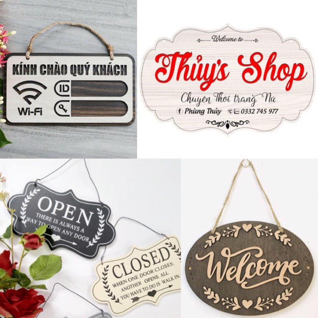 Dây sơ dừa treo bảng tên, bảng hiểu shop, đay thừng, dây bố