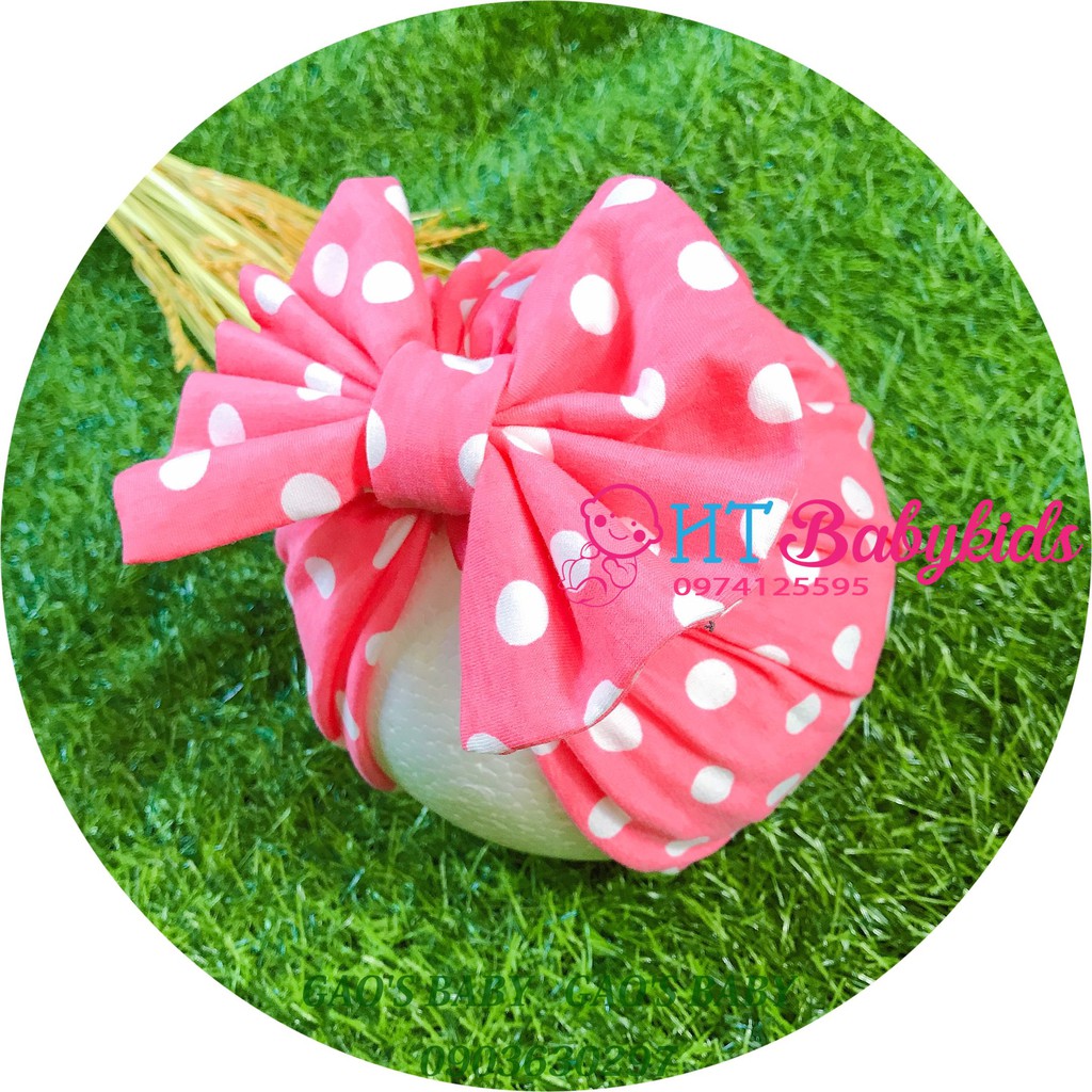 Mũ Turban Họa Tiết Thiên Nga Đáng Yêu Cho Bé Gái