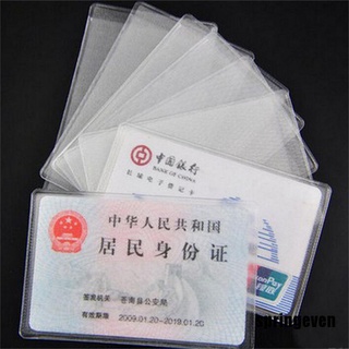 Set 10 Bao Đựng Thẻ Id Bằng Pvc Trong Suốt Tiện Dụng