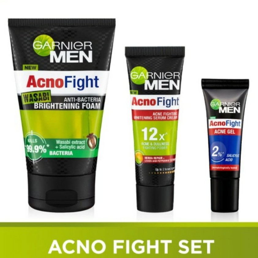 (Hàng Mới Về) Kem Dưỡng Ẩm Làm Trắng Da Garnier Men Acno Fight Gel 10g 20ml / Acno