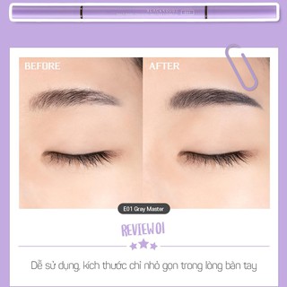 Chì Kẻ Mày Black Rouge Half-Hard Drawing Master Eyebrow