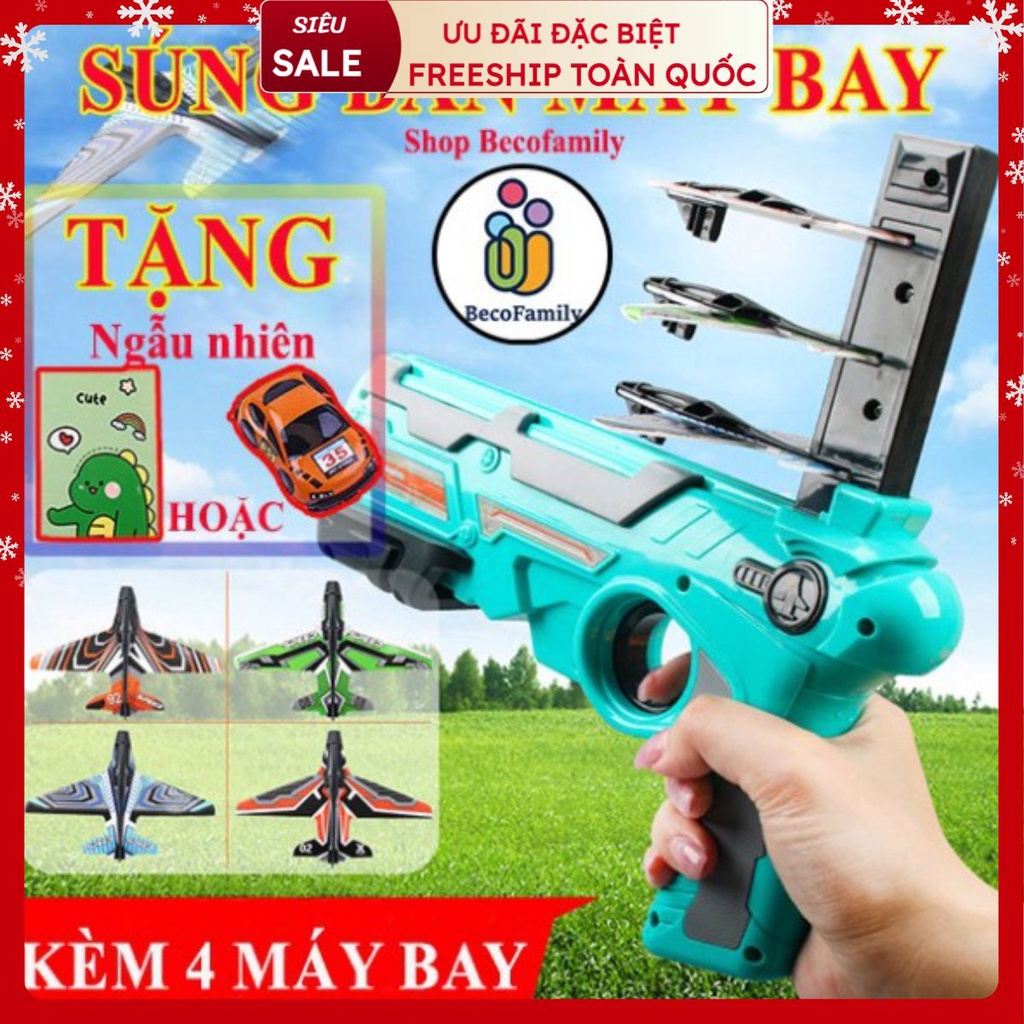 Súng đồ chơi bắn máy bay dành cho trẻ em , đồ chơi súng phóng máy bay lượn mô hình trẻ em . .