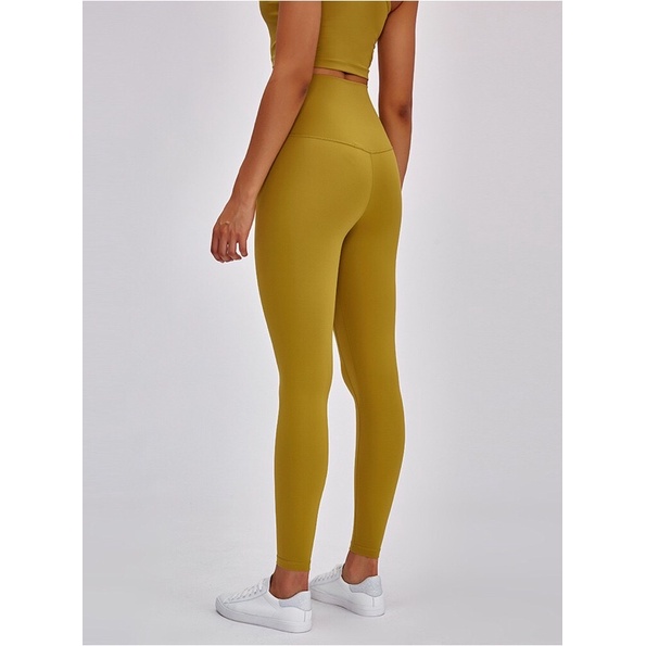 Bộ Tập Lululemon - Đồ tập Gym - YoGa Cao Cấp Màu Vàng Turmeric