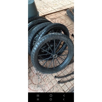 1 Cặp Bánh xe ba gác , xe máy ,xe lôi, kéo đẩy hàng 275-17 hàng chất lượng