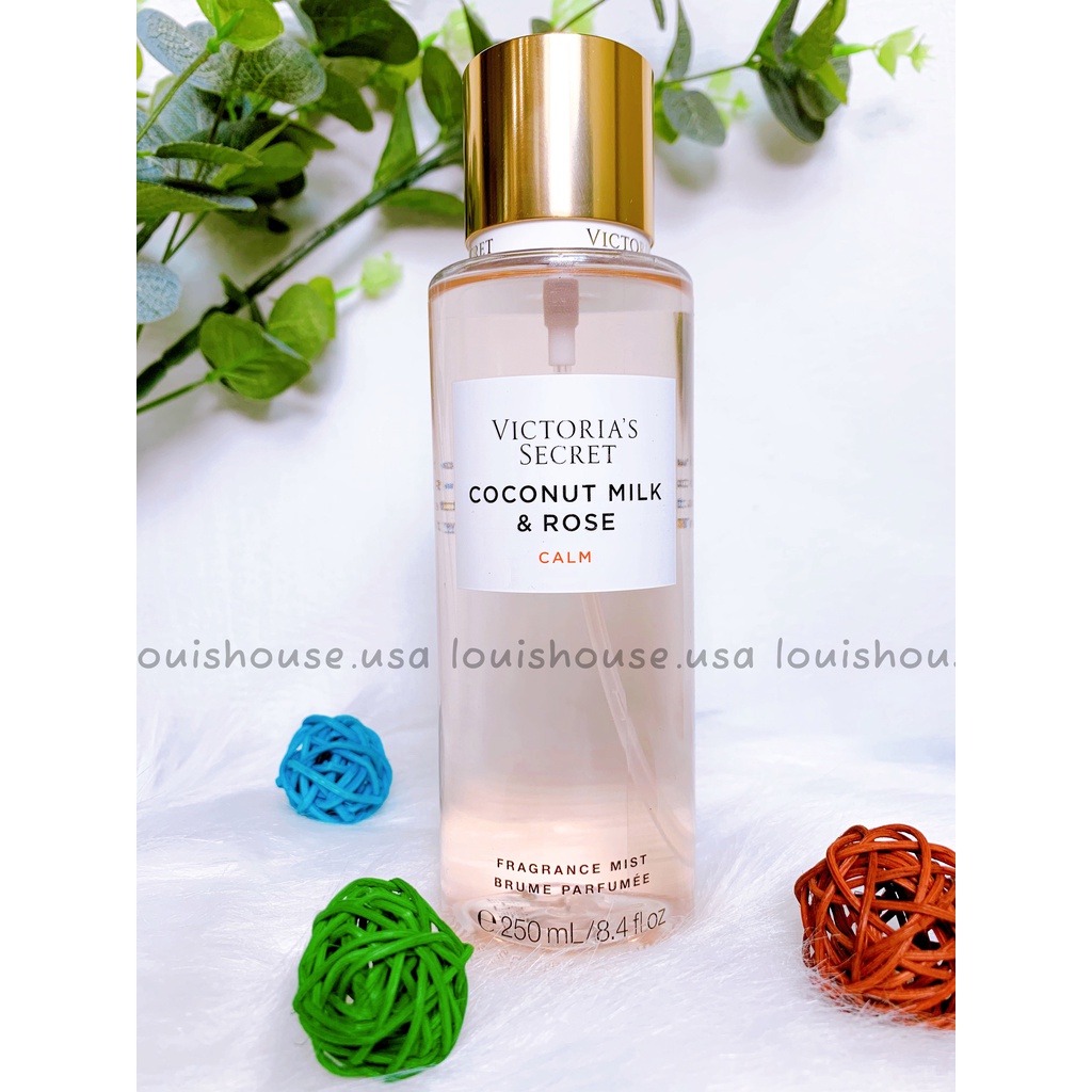 COCONUT MILK & ROSE - Xịt thơm toàn thân Victoria's Secret Mỹ