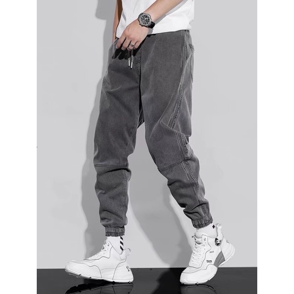 Quần Jean nam New Model Edo Menswear thêu sườn, dáng đẹp, co dãn nhẹ - xu hướng thời trang 2022