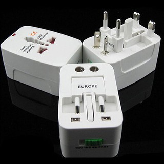 Đầu chuyển đổi phích cắm AU/UK/US/EU tiện lợi cho du lịch
