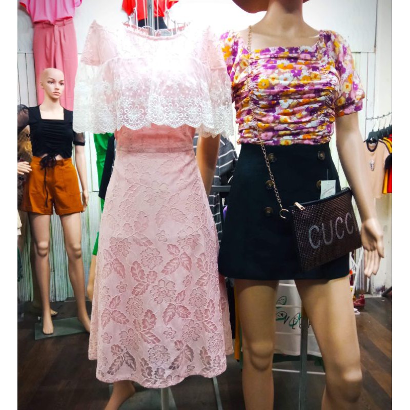 Đầm ren tiểu thư qccc