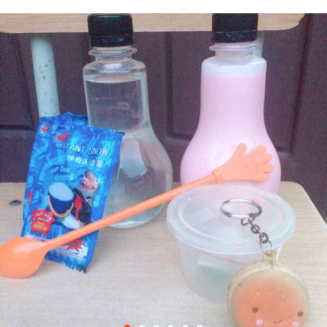 Bộ kít làm slime mây hình bóng đèn