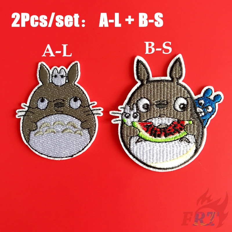 Set 1 / 2 Miếng Vá Quần Áo Hình Totoro Dễ Thương
