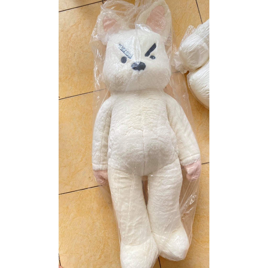 Gấu bông cho bé, thỏ bông mặt quạu, giận dữ hàng cao cấp. Đồ chơi quà tặng