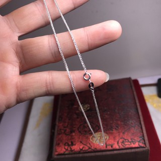 Dây chuyền nữ thời trang móc khóa tròn chất liệu bằng bạc s925 MS08
