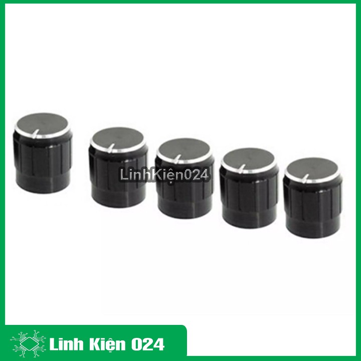 NÚM TRIẾT ÁP-NHÔM ĐEN NT1517 16MM