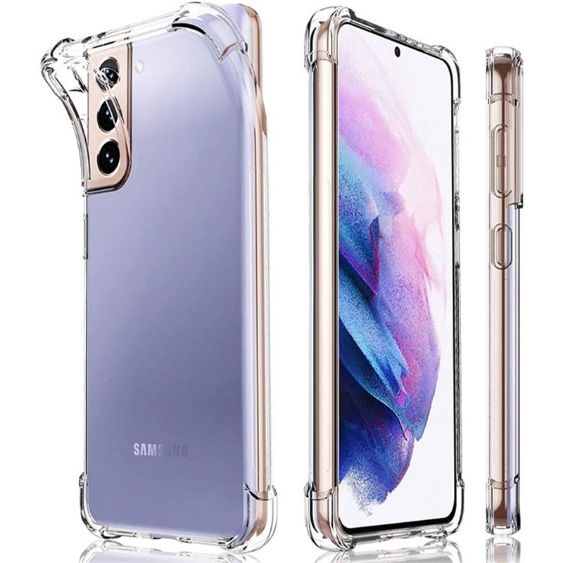 Ốp Điện Thoại TPU Mềm Trong Suốt Chống Rơi Cho Samsung Galaxy S22 S10 S20 S21 FE Note 10 Lite Plus 20 Ultra
