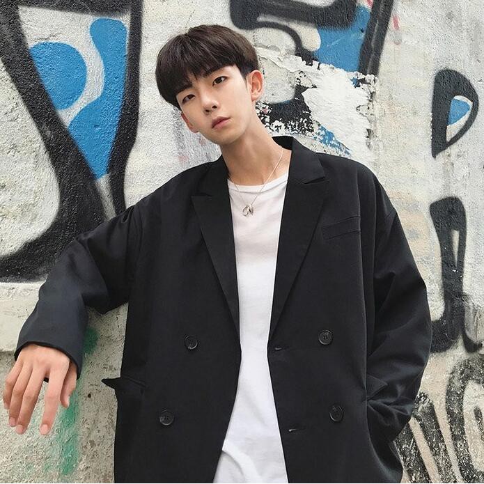 Áo Khoác Blazer Phong Cách Hàn Quốc Lịch Lãm Cho Nam Size M-2xl