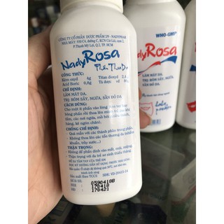 Phấn Nady Rosa trị rôm sảy cho bé
