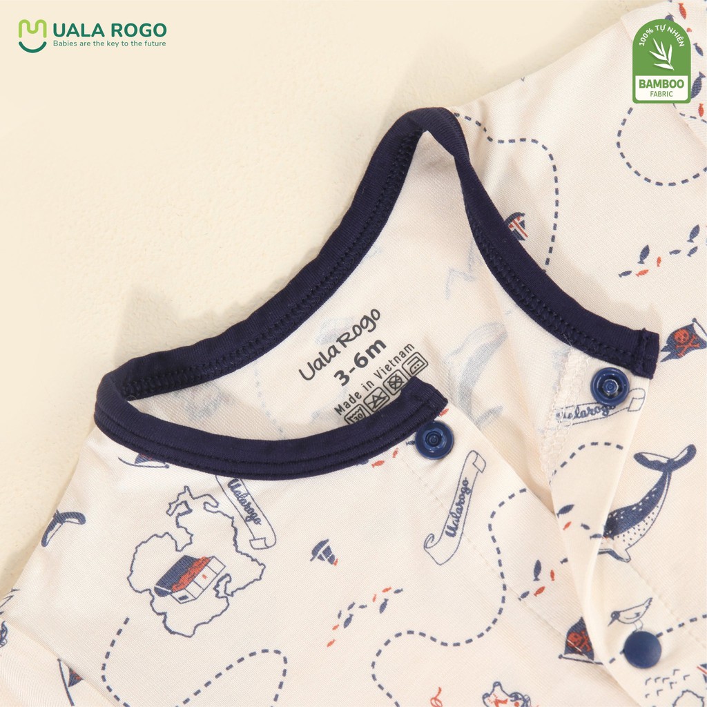 Body cộc tay in hình Bé Trai UalaRogo