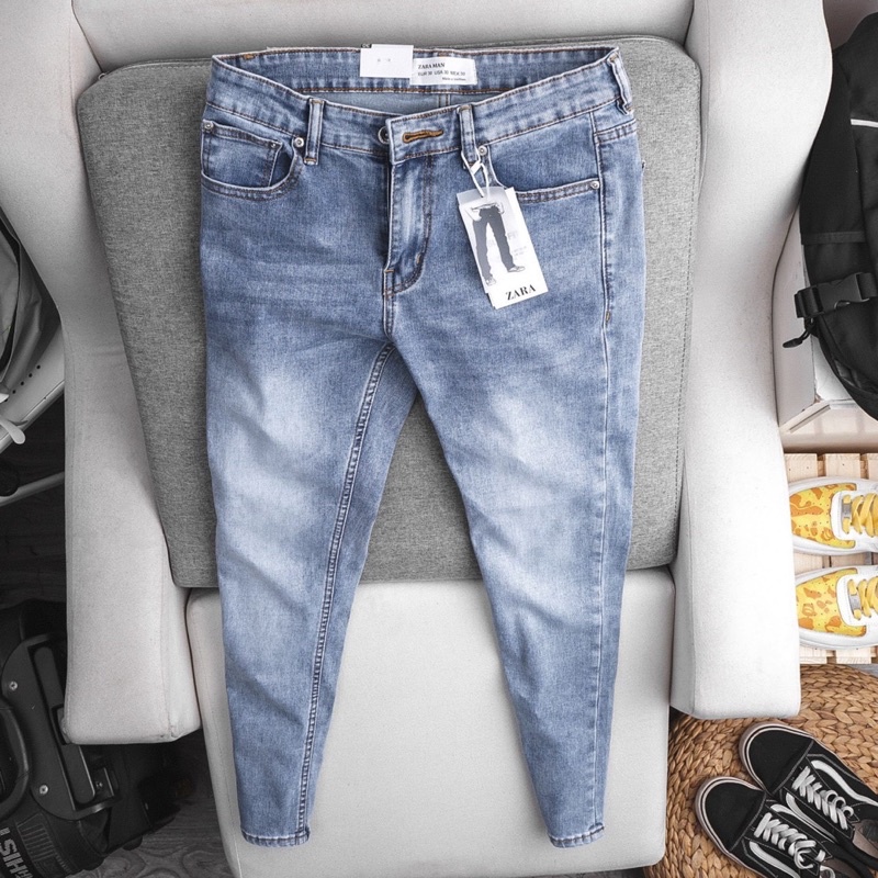 Sale sốc quần jean zr nam quần bò nam đẹp ống ôm cao cấp mẫu mới co dãn phong cách thời trang Haian jeans