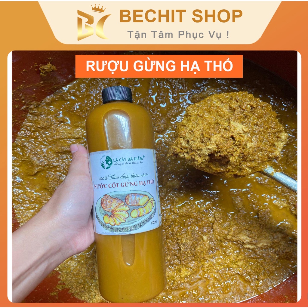 Cốt Gừng Hạ Thổ Đánh Tan Mỡ Bụng Săn Chắc Cơ Giữ Ấm Cơ Thể - Rượu Gừng Hạ Thổ 100 Ngày [Hanmade]