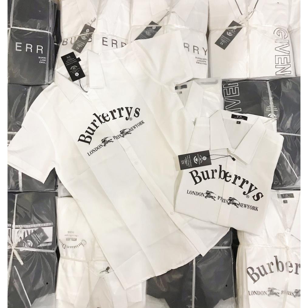 Áo sơ mi Burberry logo ngựa ngắn tay, size M-XXL !