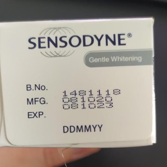 [Freeship + Sale 40%] Kem đánh răng Sensodyne Gentle Whitening 100G - Made in Thailand
