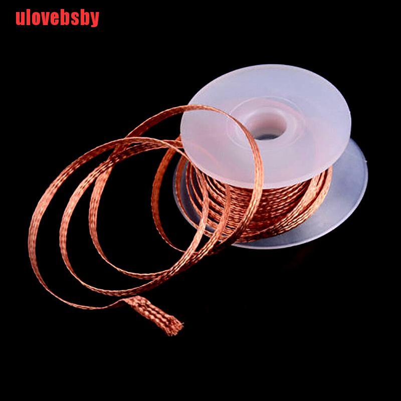 [ulovebsby]1PC 3.0mm 1.5M 3.0M Desoldering Braid Solder Remover Wick Wire Repair Tool New