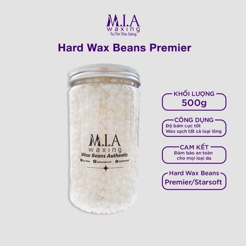 Hộp 500gr Sáp Wax Lông Premier Siêu Bám Lông