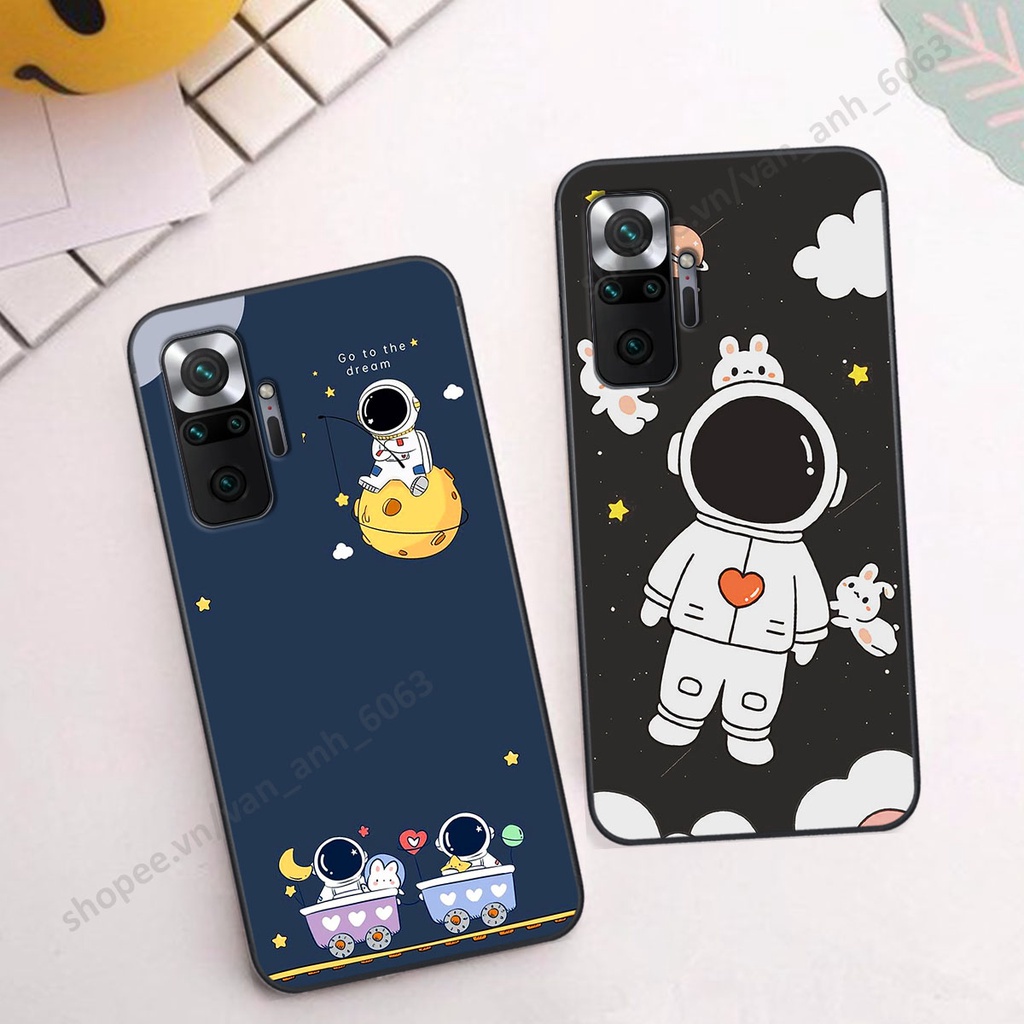Ốp Xiaomi Redmi Note 10 / Note 10 Pro hình bầu trời, phi hành gia đẹp, ốp lưng điện thoại xiaomi viền dẻo cao cấp