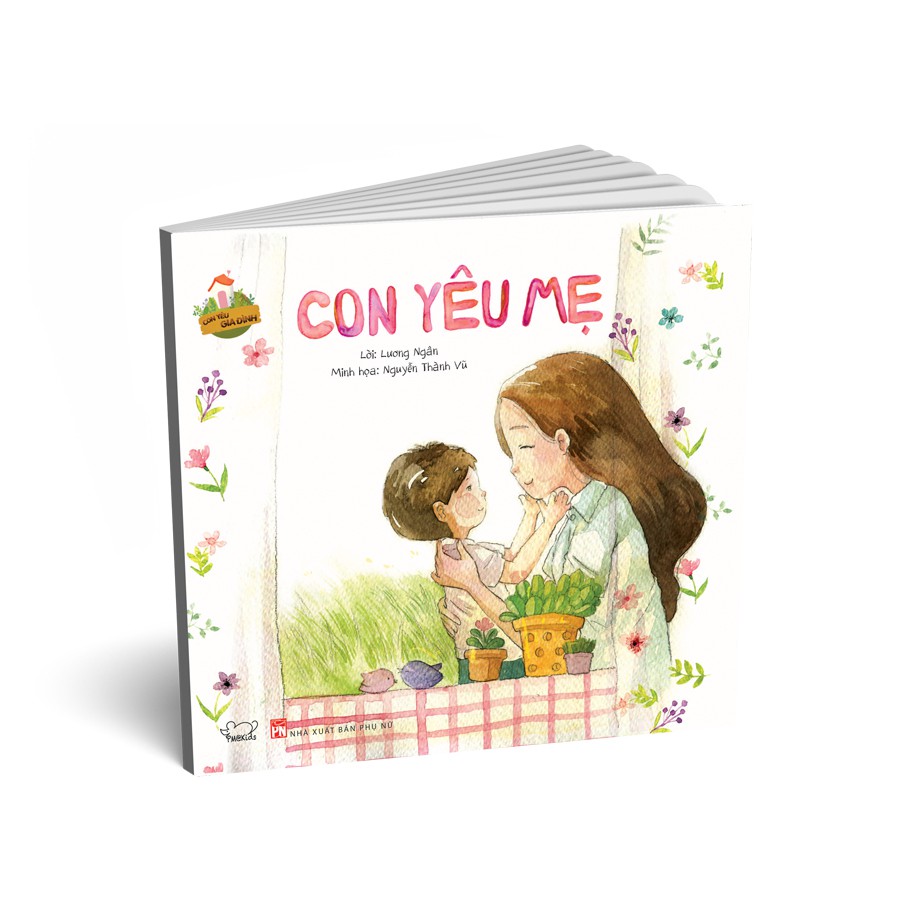 Sách - Combo thơ phát triển EQ cho trẻ: Con yêu cha + Con yêu mẹ TB (2 cuốn)