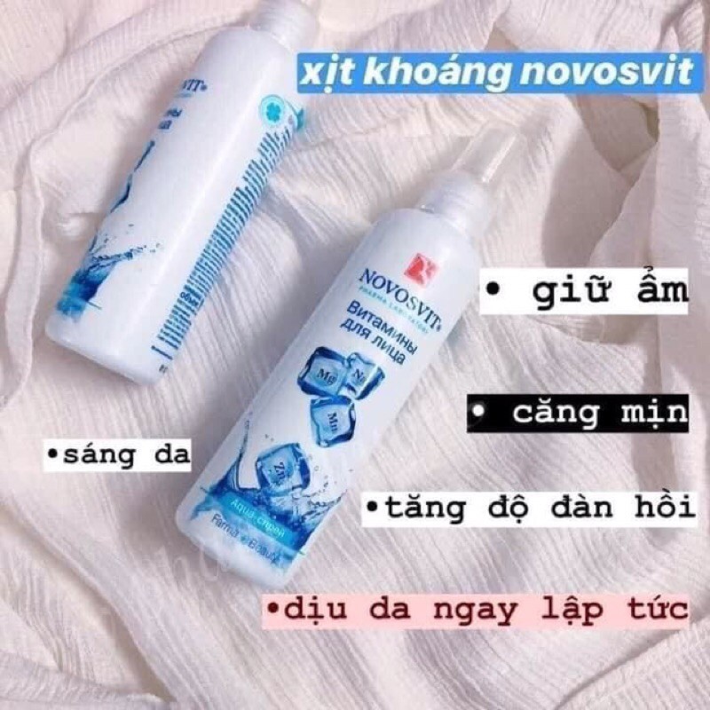 Xịt khoáng Novosvit Nga