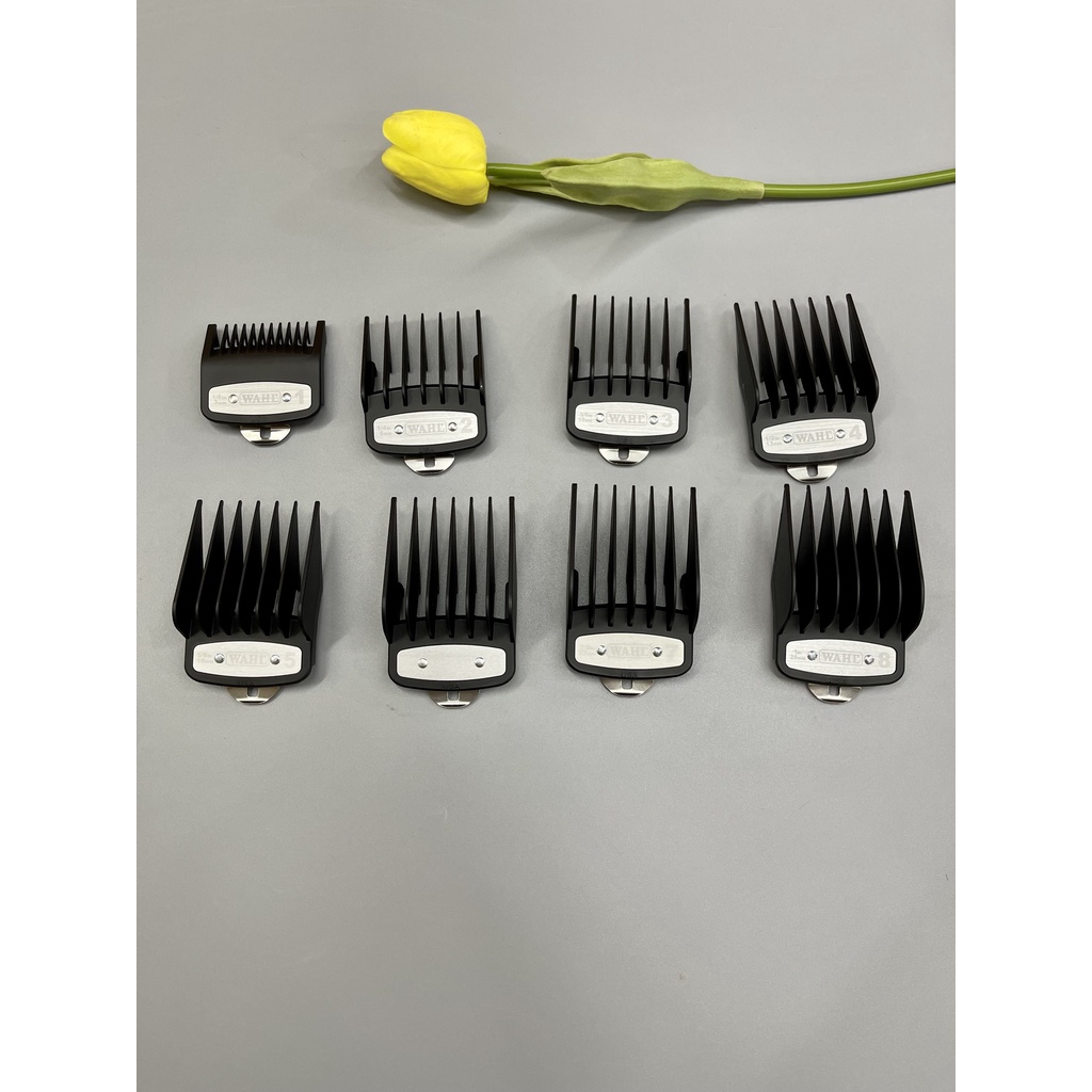 Combo 8 cữ tông đơ Wahl gá thép chính hãng nhập khẩu từ Mỹ - Hair Mart