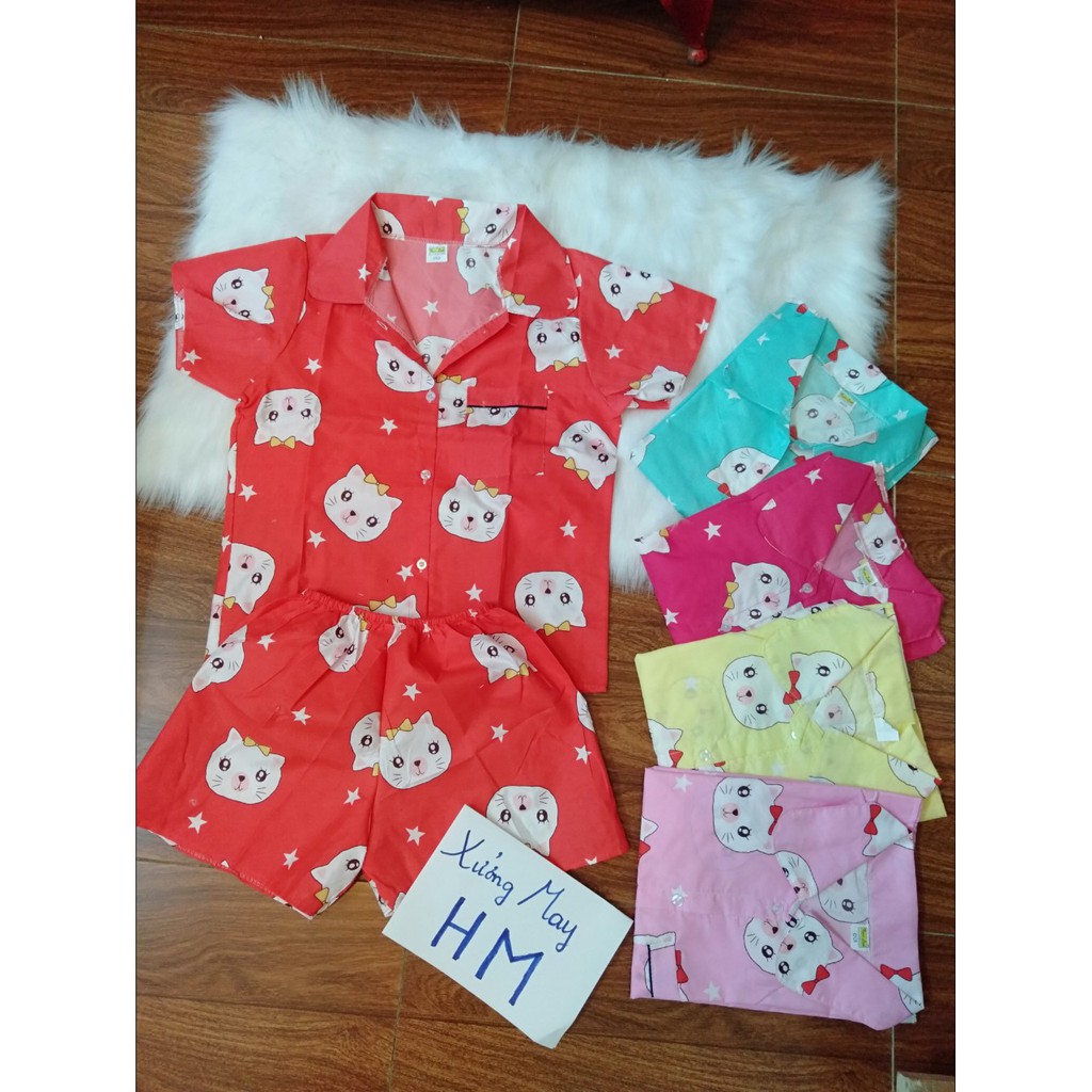 Combo 10 bộ pizama kate hình thật
