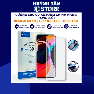 Kính cường lực xiaomi mi 10s 10 ultra 10 pro uv trong suốt chống vân tay chính hãng KUZOOM huỳnh tân store