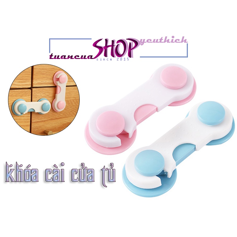 Đai khóa gài an toàn tủ lạnh, ngăn kéo, tủ đồ loại chốt tròn (DL04)