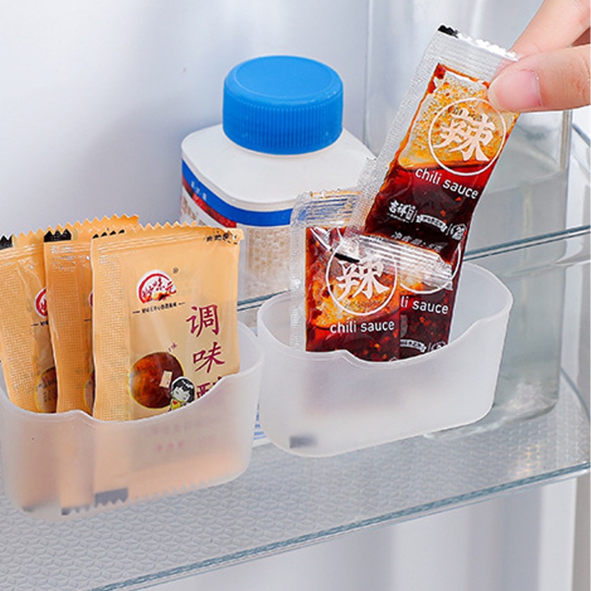 Hộp Đựng Đồ mini Dạng Kéo Gắn Tủ Lạnh Kích Thước Nhỏ Tiện Dụng