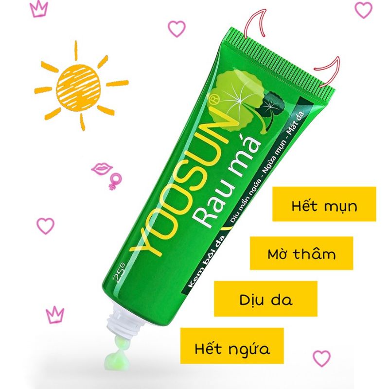 Yoosun rau má hết mụn, ngừa thâm, hết ngứa, dịu da