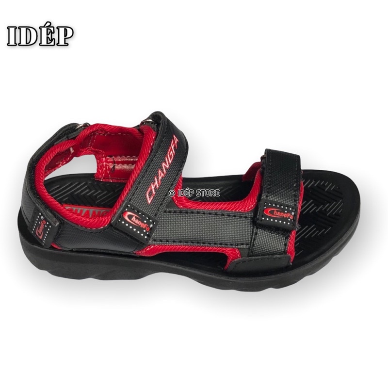 Dép sandal trẻ em quai dán đi học ChangFa GL014- đế Da PU đúc nguyên khối êm chân thời trang cao cấp cho bé 𝐢𝐃𝐄́𝐏