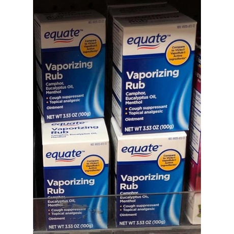 Dầu cù là Equate vaporizing rub