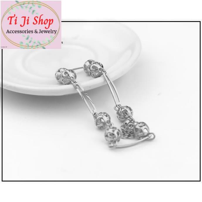 LẮC TAY NỮ TRÁI CHÂU INOX CÁCH ĐIỆU - đẹp, không đen,