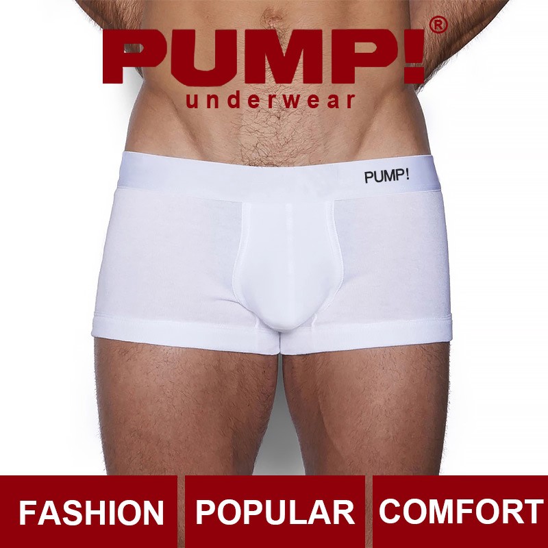 Quần lót nam boxer PUMP màu trắng