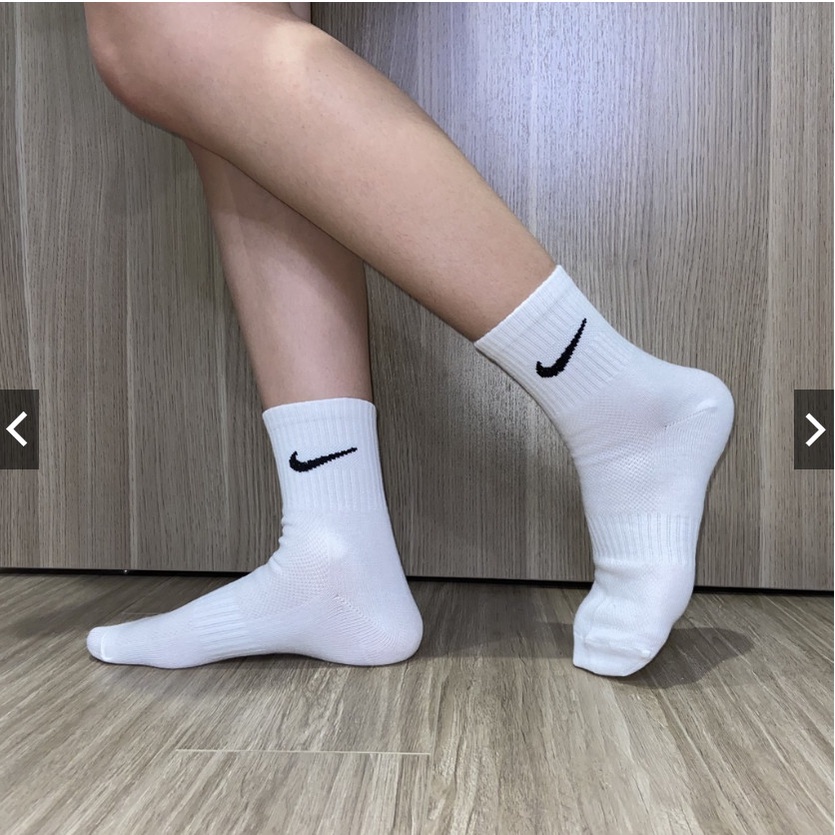 Tất dệt kim NIKE thể thao, vớ nam nữ unisex thấm hút mồ hôi kháng khuẩn không gây mùi