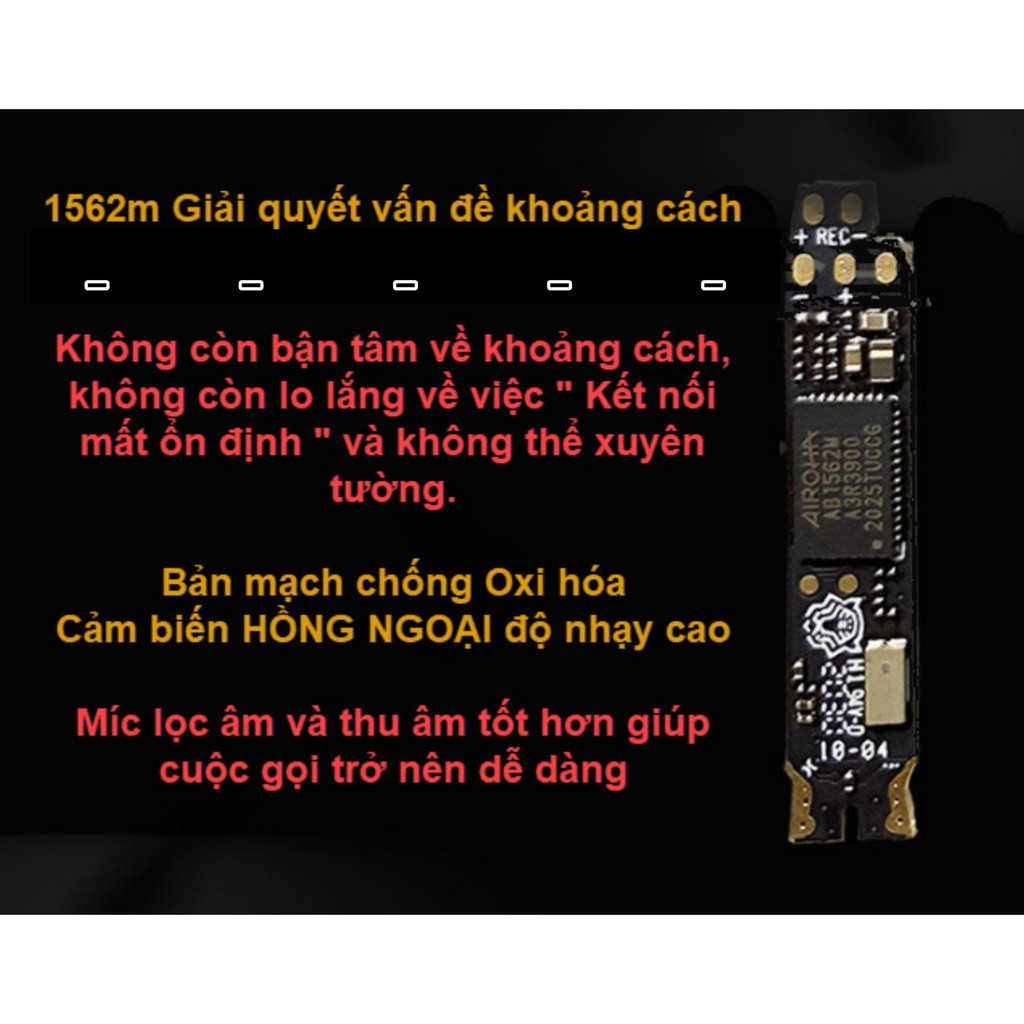 Tai Nghe TWS Ap2 HỔ VẰN 1562M Check Imei Setting - Check Imei Setting Vi Trình 3A283 - Pin 5H Liên Tục Mỗi Tai