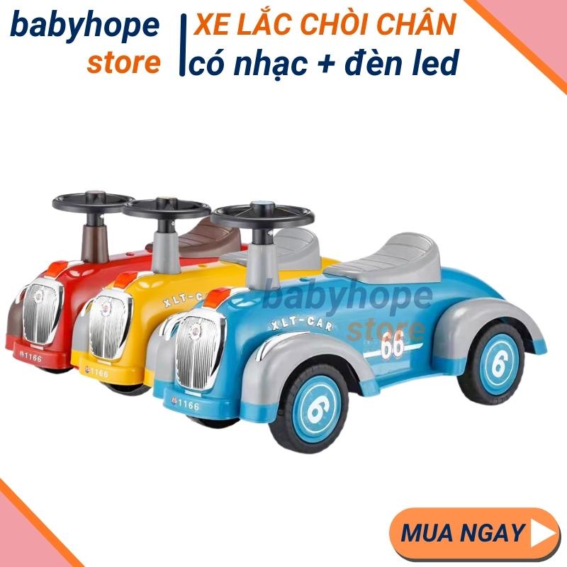 Xe chòi chân cho bé 1 2 3 tuổi tập đi giúp tự thăng bằng có nhạc đèn