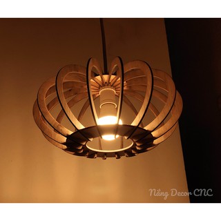 ĐÈN GỖ TREO TRANG TRÍ MỘC MẠC