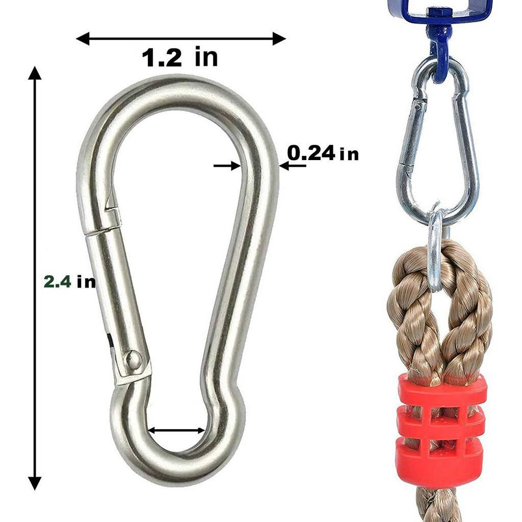Set 4 Kẹp Móc Bằng Thép Không Gỉ 304 Chất Lượng Cao